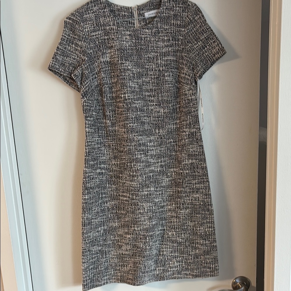 Calvin Klein Black and White Mini Dress